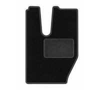 Wielganizator LUX Alfombra de conductor de terciopelo compatible con camiones Iveco X-WAY a partir de 2020-1 pieza, negro