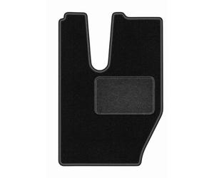 Wielganizator LUX Alfombra de conductor de terciopelo compatible con camiones Iveco X-WAY a partir de 2020-1 pieza, negro