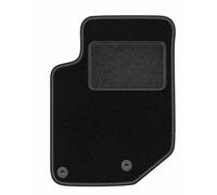 Wielganizator LUX Alfombra de conductor de terciopelo compatible con Citroen C4 X hatchback, sedán a partir de 2020-1 pieza, negro