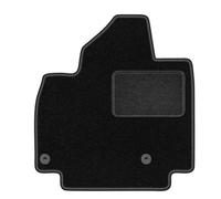 Wielganizator LUX Alfombra de conductor de terciopelo compatible con Kia EV9 Crossover 7os desde 2023-1 pieza, negro