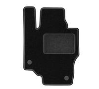 Wielganizator LUX Alfombra de conductor de terciopelo compatible con Mercedes GLE W167 Suv a partir de 2019-1 pieza, negro