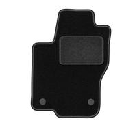 Wielganizator LUX Alfombra de conductor de terciopelo compatible con Mercedes GLE W292 SUV 2015-2019 - 1 pieza, negro