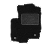 Wielganizator LUX Alfombra de conductor de terciopelo compatible con Mitshubishi Colt VI HB 5D 2004-2008 - 1 pieza, negro