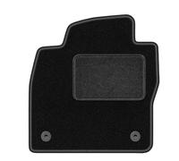 Wielganizator LUX Alfombra de conductor de terciopelo compatible con Skoda Fabia IV hatchback desde 2021-1 pieza, negro