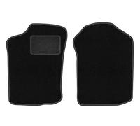 Wielganizator LUX - Alfombrillas de terciopelo delanteras para Citroen BX Hatchback/Kombi 1982-1994, 2 piezas, color negro