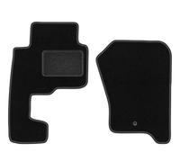 Wielganizator LUX - Alfombrillas de terciopelo delanteras para Land Rover Discovery III SUV 7os 2004-2009 (3 piezas), color negro