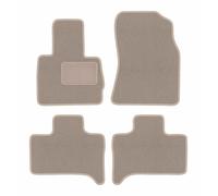 Wielganizator LUX - Juego de 4 alfombrillas de terciopelo para BMW X5 E53 xDrive 4WD 1999-2006, color beige