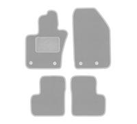 Wielganizator Oslo Alfombrillas Coche de moqueta compatibles con Alfa Romeo Tonale 965 hybryda Desde 2022 - Juego de 4 Piezas, Gris Ceniza, Refuerzo del Conductor