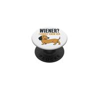 Wiener Apenas conozco a su Perro Salchicha Divertido PopSockets PopGrip Adhesivo