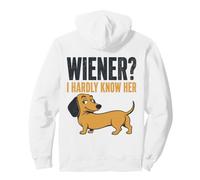 Wiener Apenas conozco a su Perro Salchicha Divertido Sudadera con Capucha
