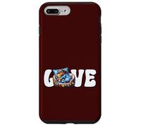 Wiener Dog In Snowflake Winter Pajamas I Love My Dachshund Carcasa para iPhone 7 Plus/8 Plus