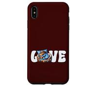 Wiener Dog In Snowflake Winter Pajamas I Love My Dachshund Carcasa para iPhone XS MAX