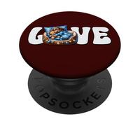 Wiener Dog In Snowflake Winter Pajamas I Love My Dachshund PopSockets PopGrip Adhesivo