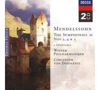 Wiener Philharm Mendelssohn: The Symphonies II: Symphony (CD) (Importación USA)