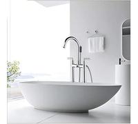 Wieoc Cascada Chrome Bañera Faucet Montaje de pared Cascada Caliente Caliente Frío Mezclador Tap Tap Bath Ducha Grifo Grifo