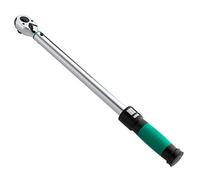 WIESEMANN 1893 Llave dinamométrica de 1/2 pulgada 20-200Nm ENSURE serie I Llave de torsión con doble escala y apriete a la derecha I De acero cromado Q-30 I Maletín de transporte I 81437