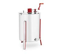 Wiesenfield Extractor de Miel Centrifugadora Tangencial WIHE-04201 (Con manivela, Para 4 panales, Farbicado en acero inoxidable y plástico)