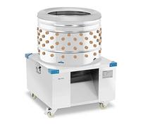 Wiesenfield Máquina Desplumadora Para Aves Desplumador De Pollos WI-PPM-60 (Velocidad de giro: 275 rpm, Motor: 1.500 W, Capacidad aprox.: 540 kg/h)