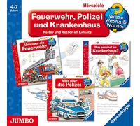 Wieso? Weshalb? Warum? - Feuerwehr,Polizei und Krankenhaus.Helfer und Rett