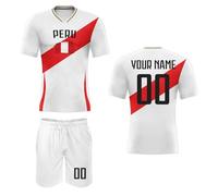 wieween Conjunto de camiseta de fútbol 2023/24 de la selección nacional de fútbol y pantalones cortos con nombre personalizado número y logotipo del equipo para hombres, mujeres, jóvenes y niños