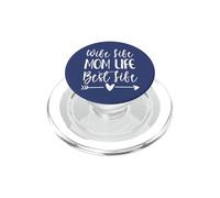 Wife Life Boy Mom Life Best Life Boy Mama Boy Mother of Boys PopSockets PopGrip para MagSafe