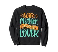 Wife Mother Coffee Lover Funny Mother's Day Coffee For Mom Sudadera