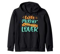 Wife Mother Coffee Lover Funny Mother's Day Coffee For Mom Sudadera con Capucha