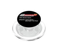 Wife Seems Upset! Update: False Alarm, She Said 'I'm Fine'. PopSockets PopGrip para MagSafe
