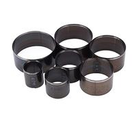 Wifehelper Agujero Hueco Cortador de Punzón Herramienta de Punzonado de Cuero Molde de Corte de Forma Redonda Juego de Troqueles de Punzonado, 7 Piezas Juego de Punzones de Cuero para