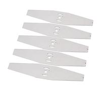 Wifehelper Cabezales de Cuchilla de Repuesto para Cortadora de Césped de 5 Uds, Cortador de Cepillo de Punta de Cuchilla de Acero, Cuchilla para Cortadora de Césped Eléctrica para Juego de