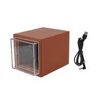 Wifehelper Devanadera de Reloj Individual Automática en Caja para Cofres de Joyería Decorativos de Relojes Mecánicos (Brown)