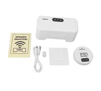 Wifehelper Kit de Descarga de Inodoro Automático sin Contacto con Rango de Sensor de 20 Cm, Se Adapta a la Mayoría de los Inodoros, Descarga Automática de Inodoro para Uso Doméstico y Público