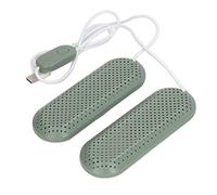 Wifehelper Secador de Zapatos para el Hogar Dormitorio de Estudiantes Adultos Desodorante USB Zapatos Cálidos Máquina de Secado de Celebridades de Internet Secador de Máquina Seca Secador (Verde)
