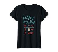 Wifey for Lifey Bride Squad - Novela para Despedida de Soltera Camiseta