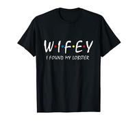 Wifey I Found my Lobster Bachelor Party Parejas wifey hubby Camiseta