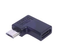 Wiffe Adaptador de carga USB en ángulo de 90 grados para coche, doble hacia | Transferencia de datos rápida de 480 Mbps para múltiples dispositivos, solución de carga fácil de usar para navegaciones de