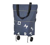 Wiffe Bolsa multiusos Oxford con carrito telescópico, b, L, Mass Beauty | Bolsa de tela Oxford con asa telescópica, carrito plegable portátil para comestibles y viajes, fácil transporte