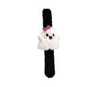 Wiffe Brazalete de forro polar de Halloween para niños y adultos | Pulsera de forro polar suave para niños y adultos, elástica, cómoda, regalo de fiesta de disfraces