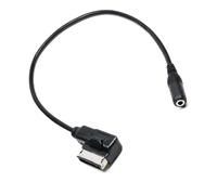 Wiffe Cable adaptador estéreo universal de 3,5 mm para W212 S212 W218 C300 A207 W207 W204 W221 y adaptador de conexión de música para sistemas de radio de coche