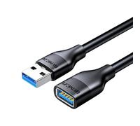 Wiffe Cable extensor USB 3.0 macho a hembra para dispositivos, 3 m | Transferencia de datos de alta velocidad y carga rápida para discos duros, impresoras, escáneres y múltiples dispositivos