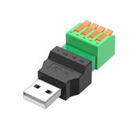 Wiffe Conector USB 2.0 tipo A macho hembra, liberación, enchufe macho | Convertidor tipo prensa fácil para reparación de dispositivos electrónicos, cable de datos, ventilador y proyectos de luz con