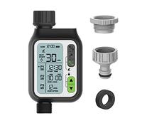Wiffe Controlador automático de riego por goteo de plantas de interior, temporizador programable, pantalla LED para maceta, kit de riego automático de verduras para dispositivo en maceta al aire libre