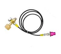 Wiffe Duty Transfer Line 1,5 metros para botellas europeas, accesorios de metal, adaptador de ahorro de costes