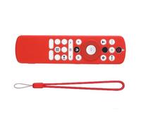 Wiffe Grip - Funda de silicona para mando a distancia HTRU33G, color rojo | Diseño para minimizar la fatiga de la mano, manejo cómodo, agarre ergonómico, configuración, cordón, fácil de operar sin