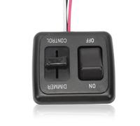 Wiffe Interruptores de atenuación de 12 V CC con protección contra cortocircuitos para autocaravanas y barcos, luces incandescentes LED, interruptores de atenuación