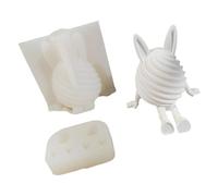 Wiffe Lagomorph - Juego de fundición de elastómero fácil de desmoldar para | Lagomorph Render Molding Elastómero fundido verde seguro para el hogar Deck Art Emprendimientos Lavables Reciclable