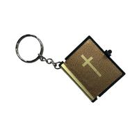 Wiffe Llavero con colgante de la Biblia real, B, Talla única