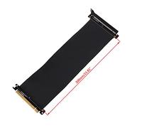 Wiffe PCIE 3.0 - Cable extensor flexible de 16 x con antiatascos, 0,3 m | Cable de extensión PCIE 3.0 16x conector de tarjeta extensor flexible de alta velocidad con adaptador antiatascos para GPU
