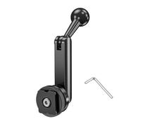 Wiffe Soporte de cabeza esférica de 17 mm con brazo extendido para instalación de smartphone y salpicadero, compatibilidad de cámara, agarre telefónico