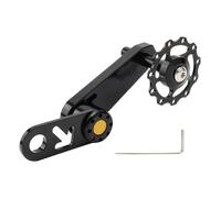Wiffe Tensor de cadena de aleación de aluminio para bicicleta plegable | Guía de desviadores traseros de aleación de aluminio para bicicletas plegables, herramienta de accesorios de ciclismo de una